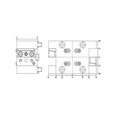BMT Twin Turn Toolholder, External Coolant BMT65MOD-25T-H70-HASS/BMT65MOD-1"T-H70-HASS - Makotools Industrial Supply Tools for Metal Cutting